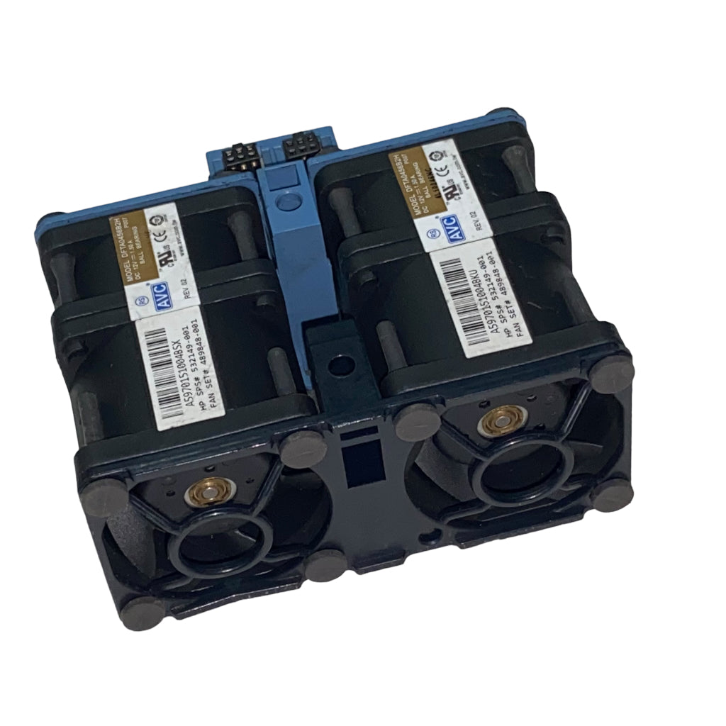【中古】「未使用品」F/S DL360?G6?G7 ファンモジュール 532149-001 server fan for hp proliant dl360 g6/g7 part no. 532149-001 489848