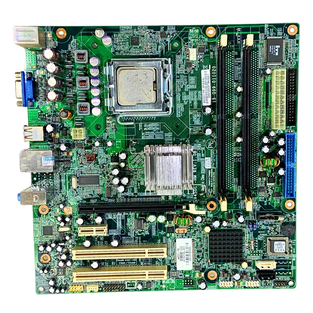 Carte mère 945GCT-HM rev 1.0B + RAM + Processeur + Ventilateur ** COMPLET Carte mère 945GCT-HM rev 1.0B + RAM + Processeur + Ventilateur ** COMPLET
