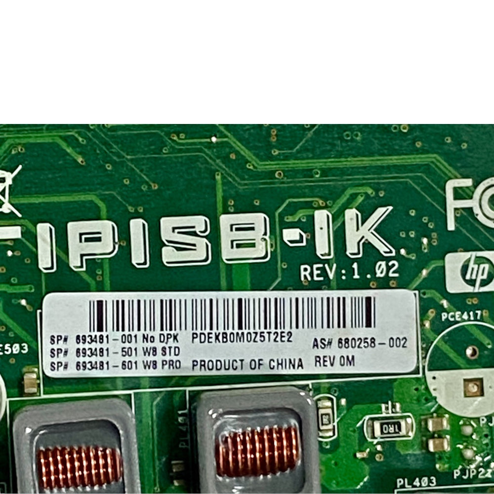 Desktop Motherboard for HP All-in-One Pro 4300 693481-001 IPISB-IK