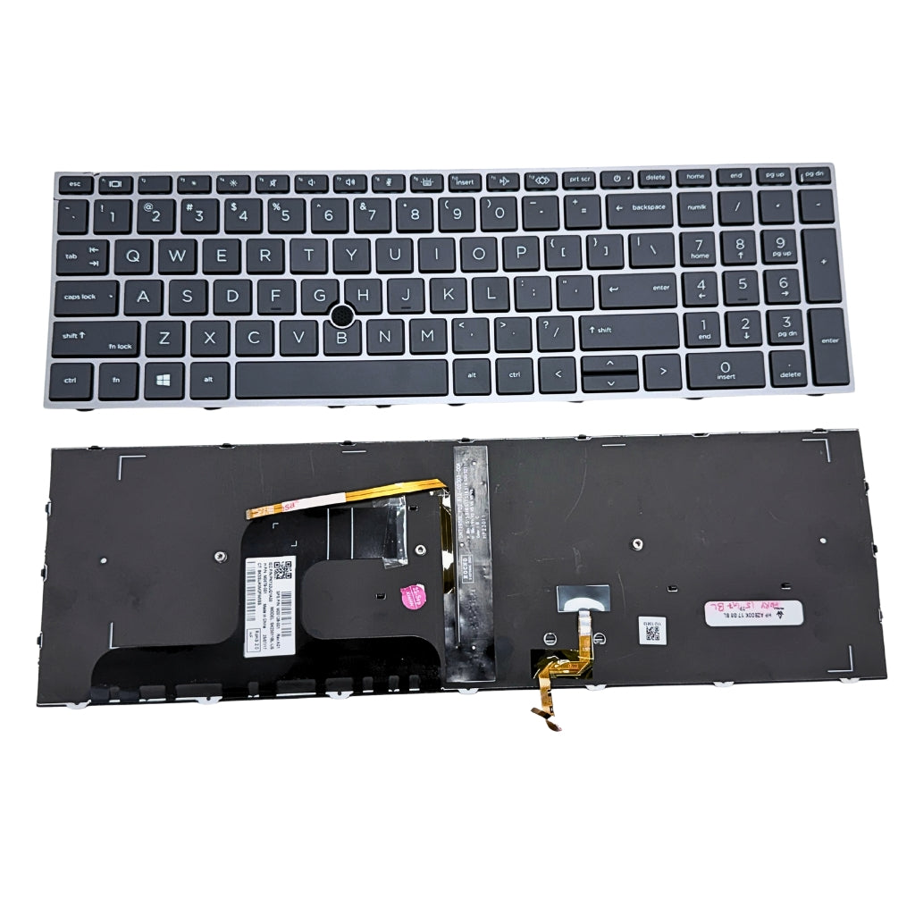 original keyboard hp zbook fury 17 g7 g8 with backlight trackpad