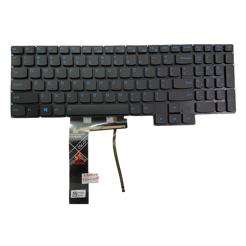 Premium Keyboard for Lenovo Legion Y7000 Series Legion Y550-15 Legion 5-15IMH05H Blue Keys with Backlight