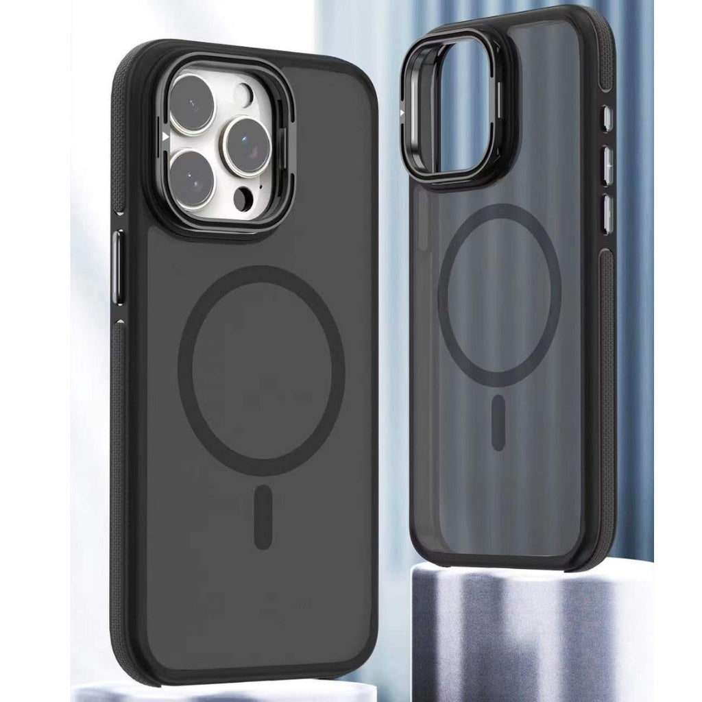Mungu Highly Premium iPhone 16 Pro MAX & 16 Pro Back Case with MagSafe and KickStand Militry Grade