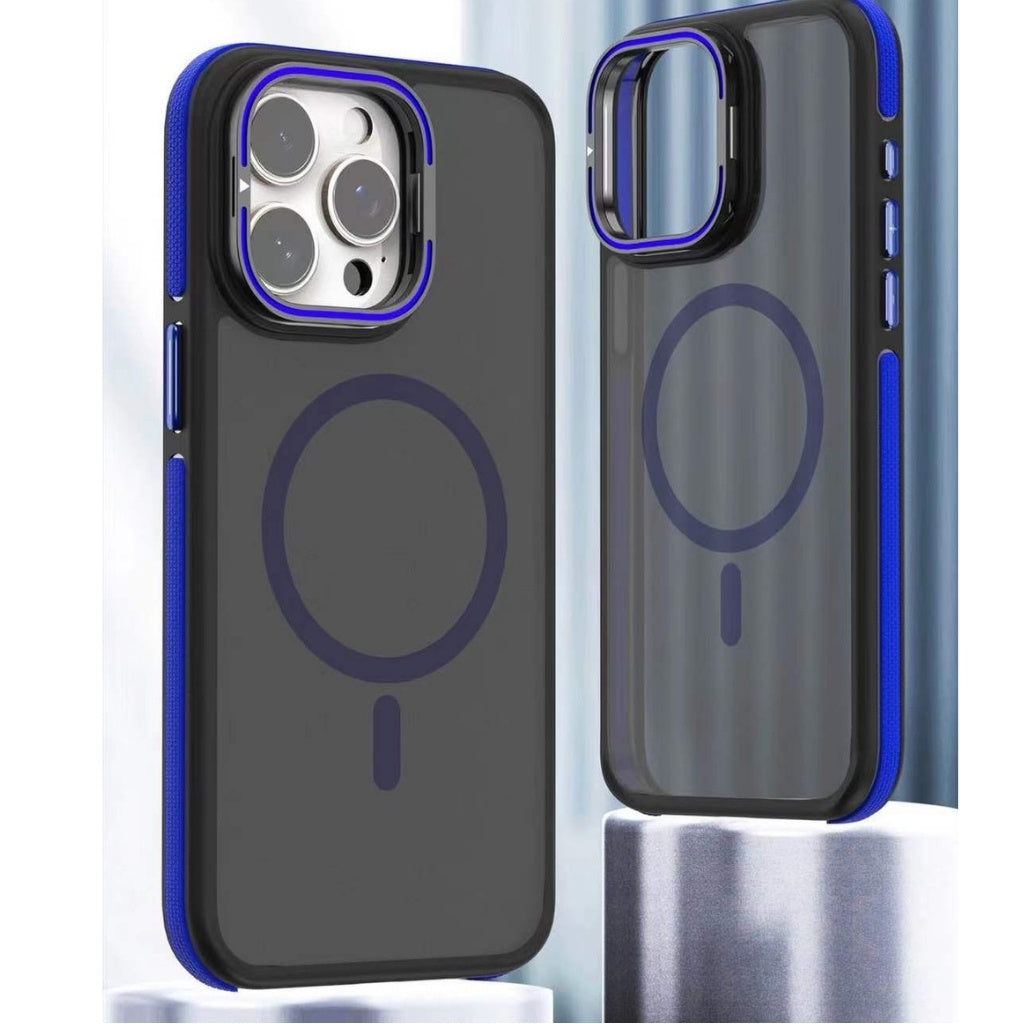 Mungu Highly Premium iPhone 16 Pro MAX & 16 Pro Back Case with MagSafe and KickStand Militry Grade