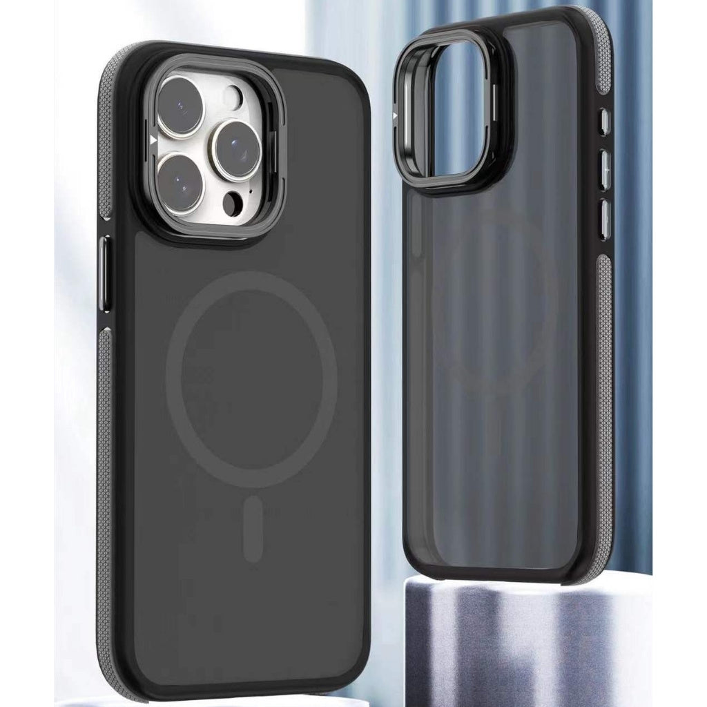 Mungu Highly Premium iPhone 16 Pro MAX & 16 Pro Back Case with MagSafe and KickStand Militry Grade