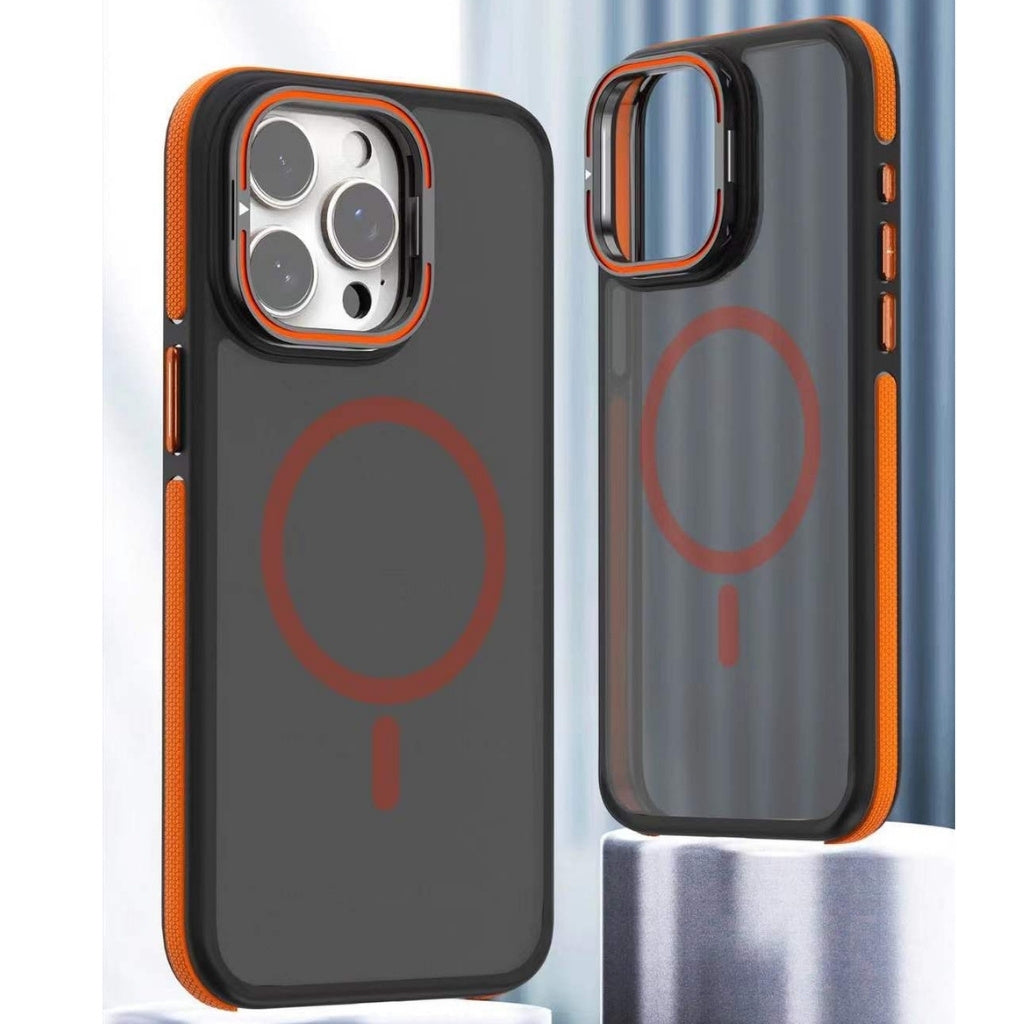 Mungu Highly Premium iPhone 16 Pro MAX & 16 Pro Back Case with MagSafe and KickStand Militry Grade