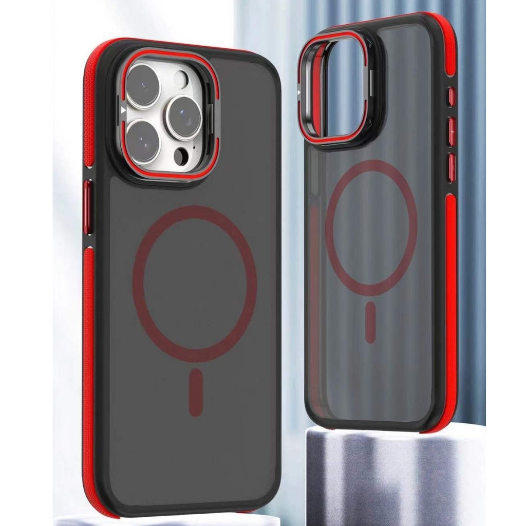 Mungu Highly Premium iPhone 16 Pro MAX & 16 Pro Back Case with MagSafe and KickStand Militry Grade
