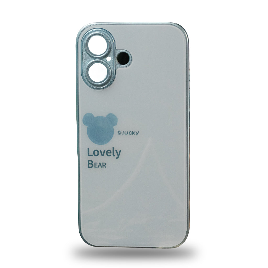 Mungu Premium Back Case for IPhone 16 Pro 16 15 Pro 15 Bear