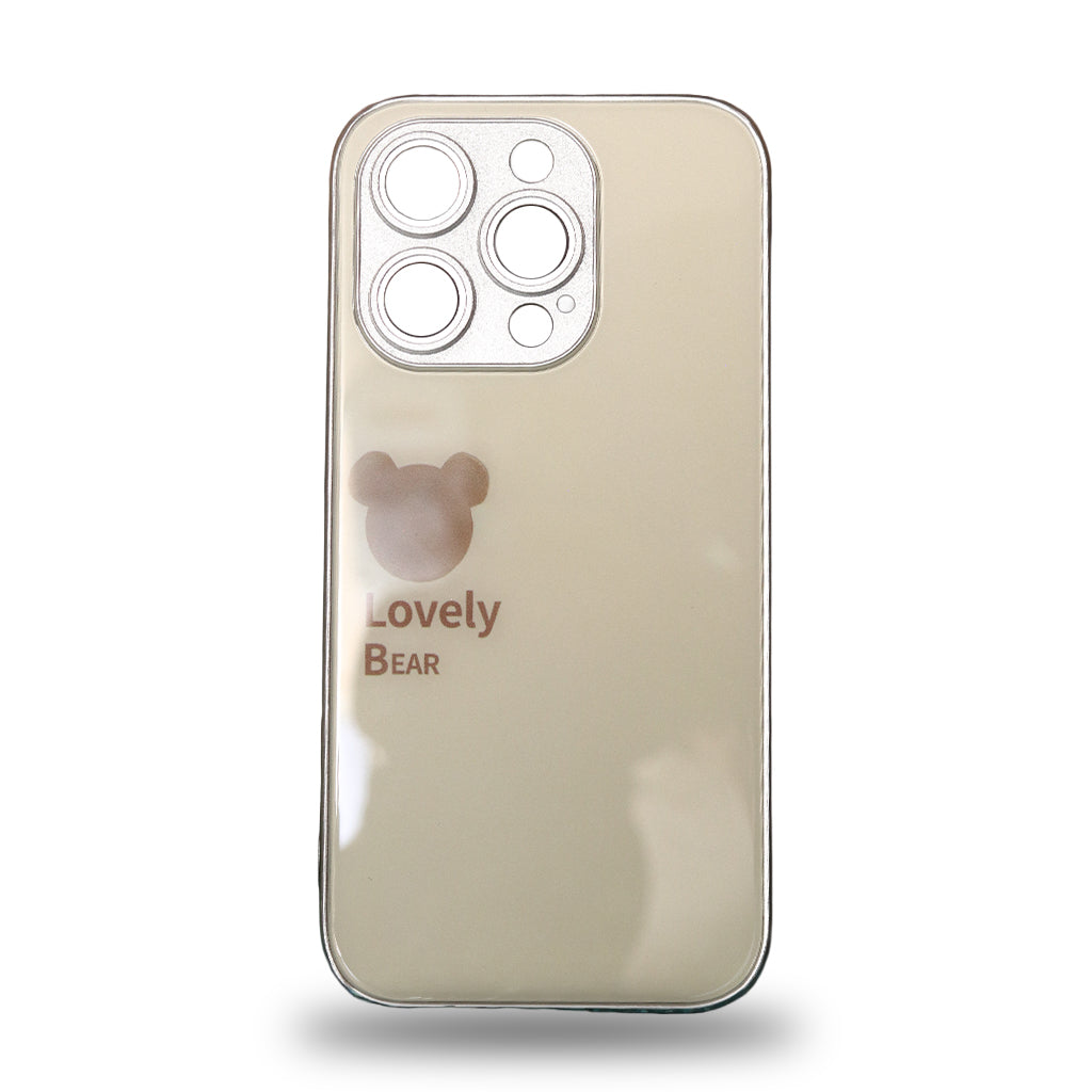 Mungu Premium Back Case for IPhone 16 Pro 16 15 Pro 15 Bear