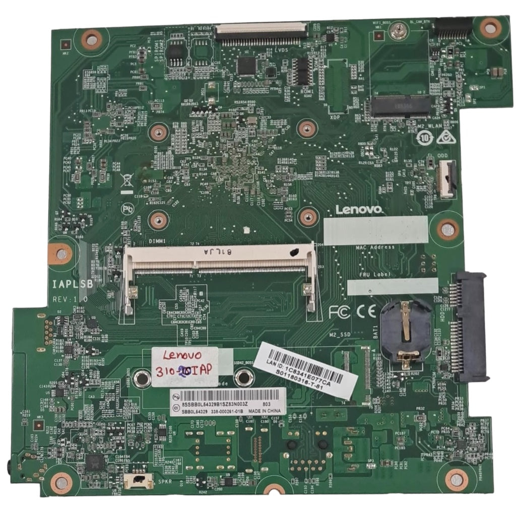 Desktop Mother Board For Lenovo All in One 310-20IAP SBB0L54329