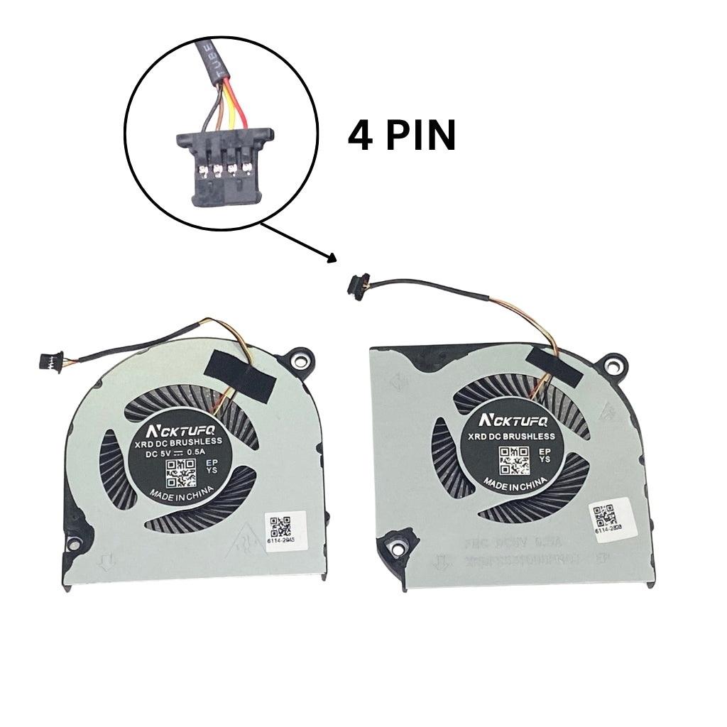 CPU & GPU Both Cooling Fan For Acer Aspire A715-42G A715-74G A715-75G L+R