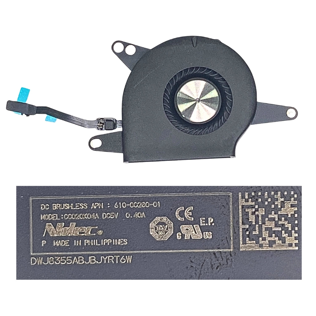 CPU Cooling Fan For Apple MacBook A2179 A1932 610-00280-01 (2018-20)