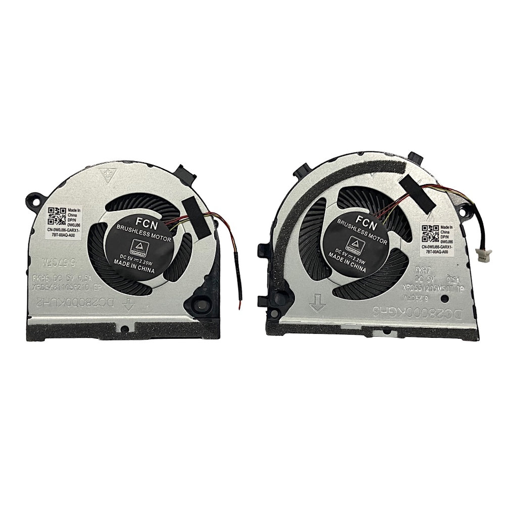 Fan For Dell G3 G3-3579 G3-3779 15 5587 0TJHF2 0GWMFV DC28000KGH3 DC28000KUH2 1 SET (L+R)