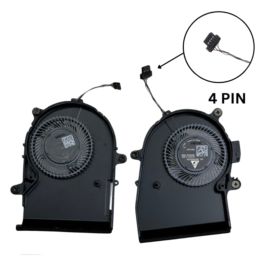 CPU and GPU Both Cooling Fan For HP ELITEBOOK 1040 G6 L+R