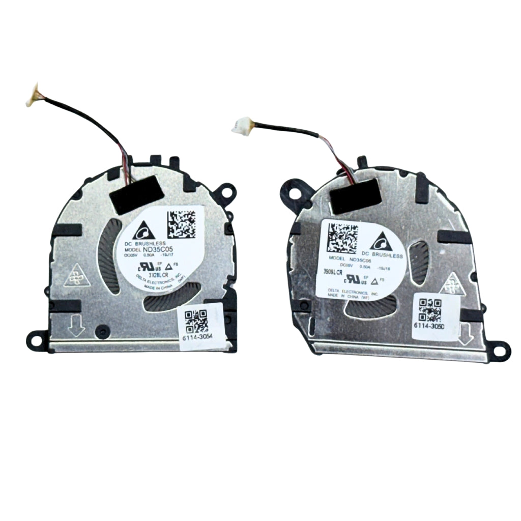 CPU and GPU Both Cooling Fan HP Folio 1040 G8 L+R