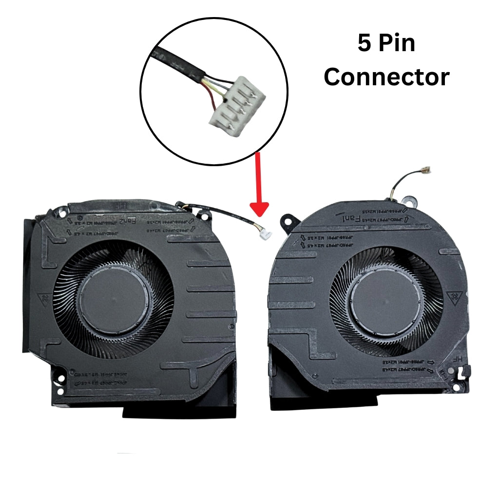 CPU and GPU Both Cooling Fan For HP Victus 16-R 16-S 16-WD 12V L+R