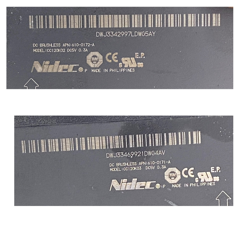 CPU Cooling Fan For Apple Macbook Air A1398 2012-13 610-0171-A 610-0172 Both side Left & Right