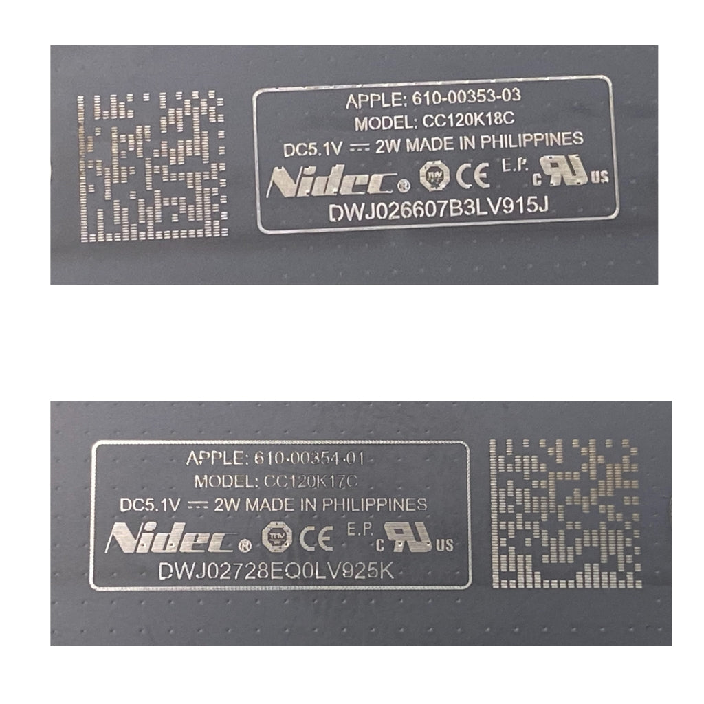 CPU & GPU Both Cooling Fan For Apple Macbook Air A2141 610-00353-03 610-00354-01 Left & Right