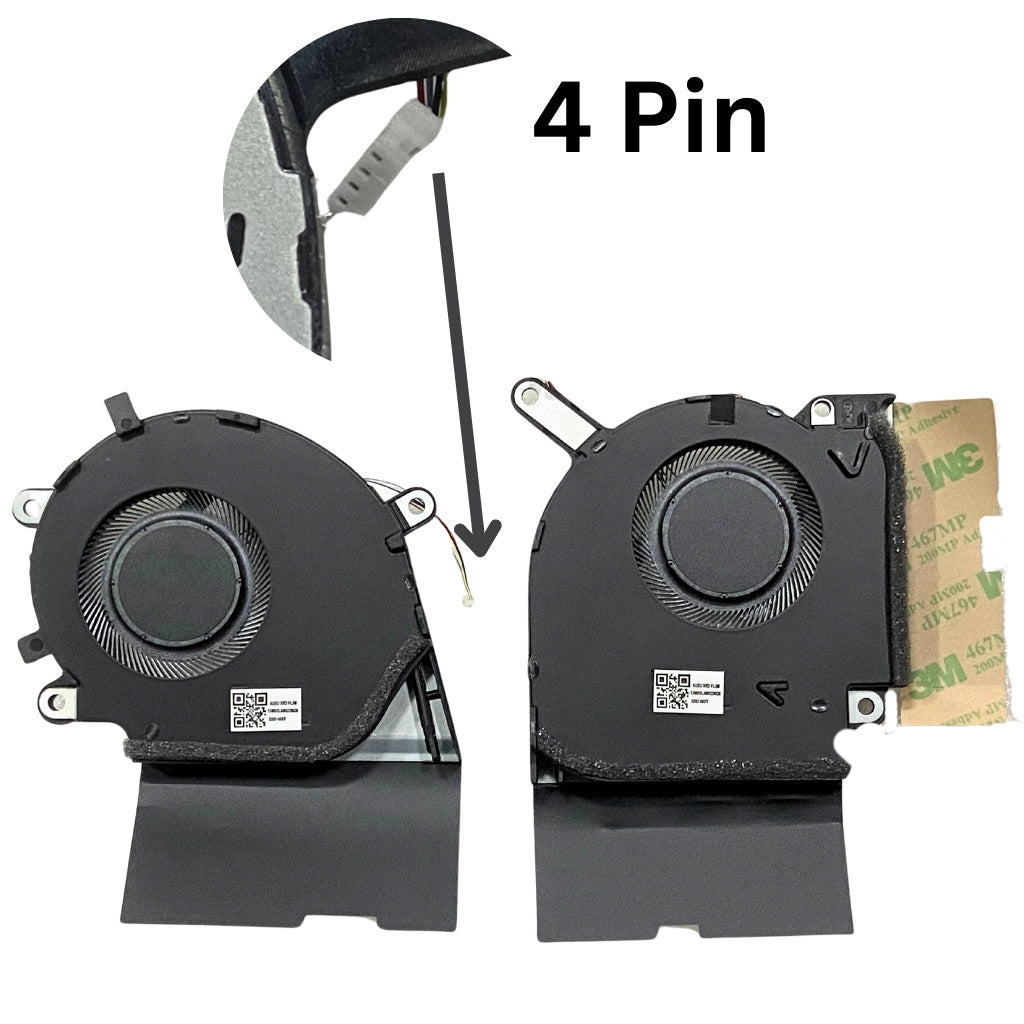 CPU & GPU Both Cooling Fan For Asus ROG Strix G17 G731G G731GV G731GW Left+Right (12V)