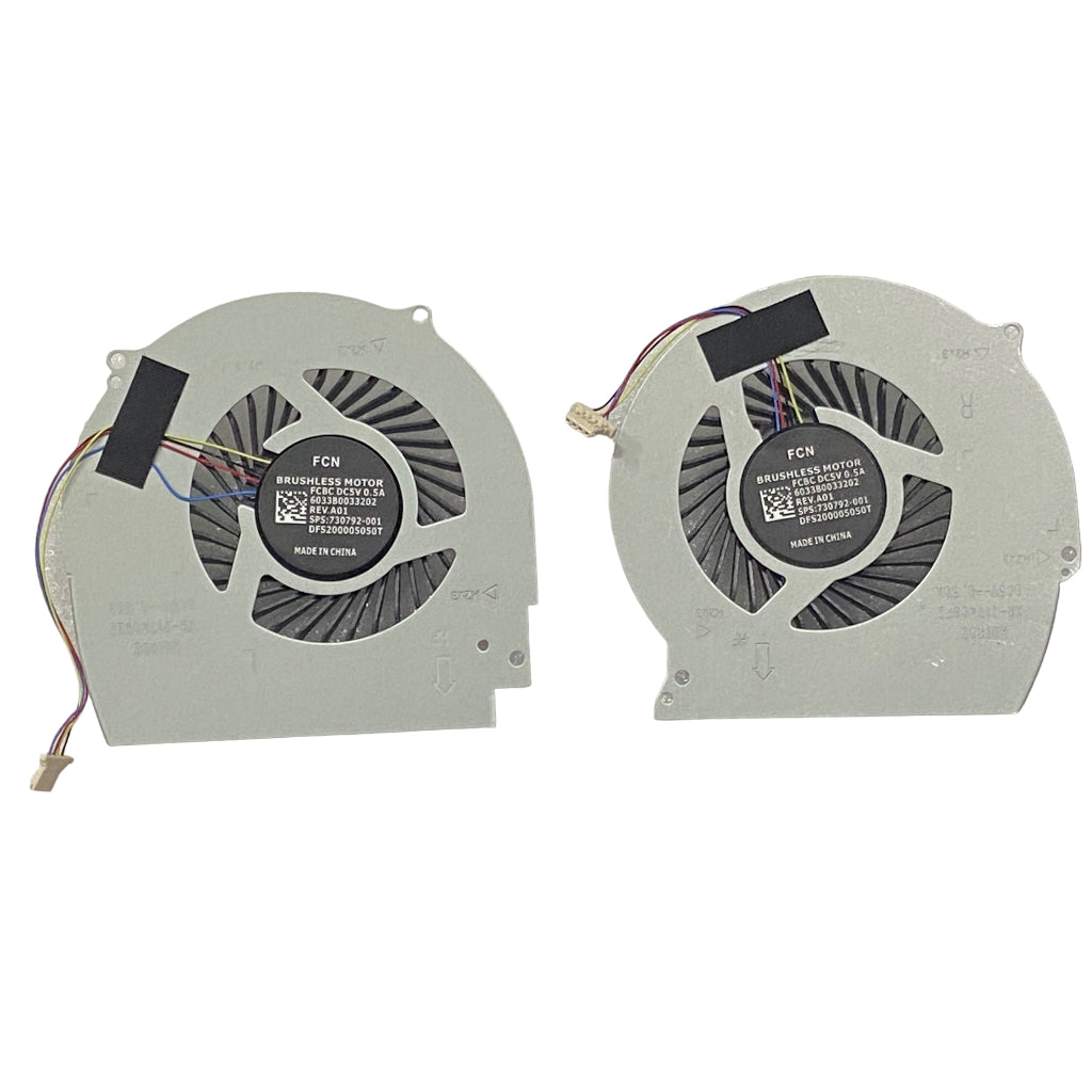 CPU and GPU Both Cooling Fan For Dell Inspiron 15 7000 7566 7567 Left+Right XR-717408FZ XR-717408ZZ (5V)