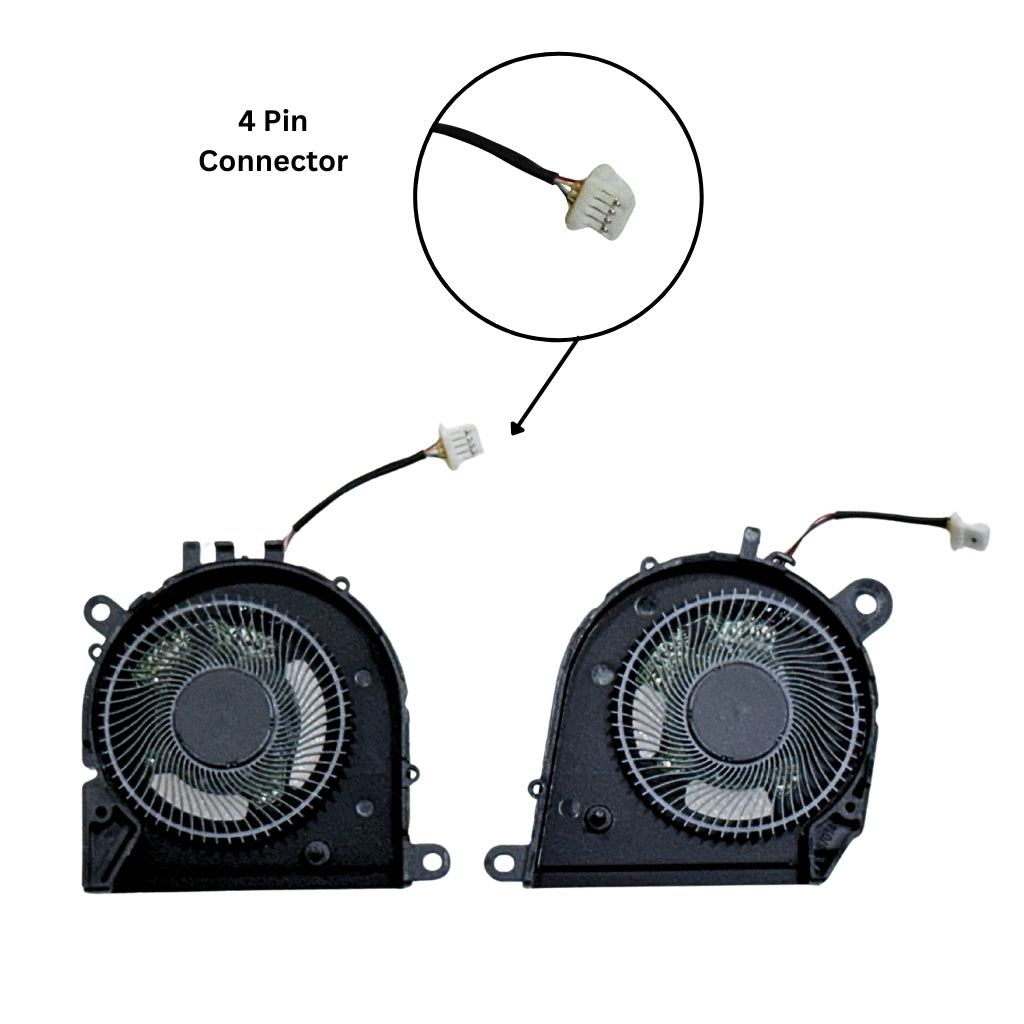 CPU and GPU Both Cooling Fan HP Folio 1040 G8 L+R