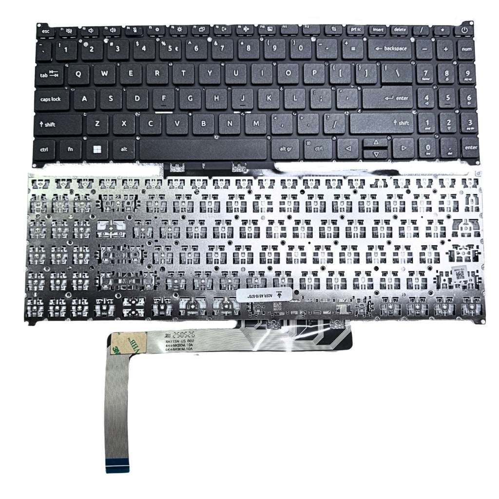 Keyboard For Acer Aspire A315-59 A315-59G A515-57 A515-57G A715-51G A715-76 without Backlight US Layout