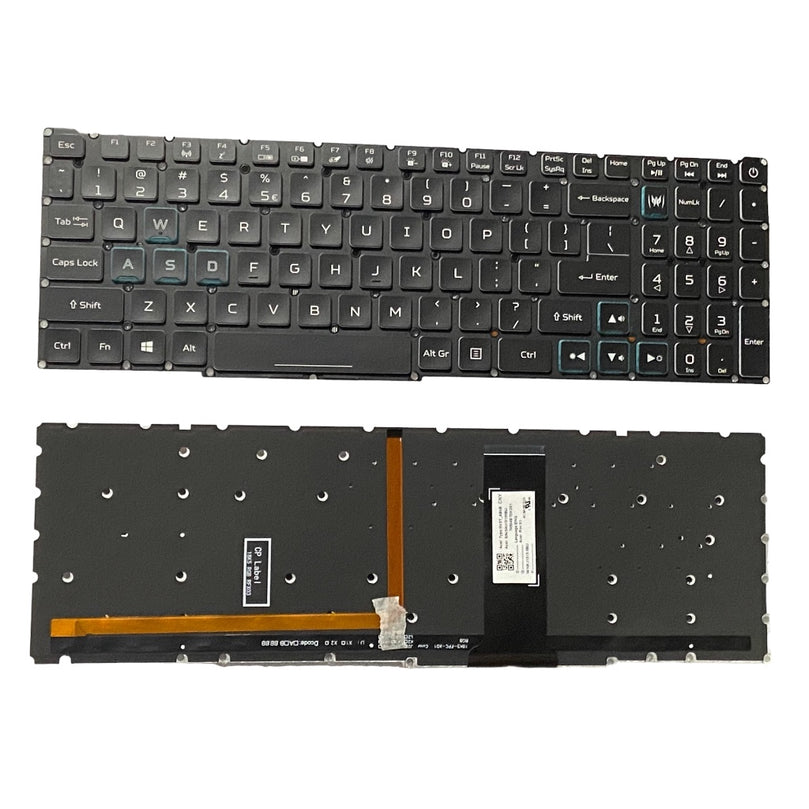 Premium Gaming Keyboard for Acer Predator Helios 300 PH315-52 PH315-52-73DU PH315-52-75R0 PH317-53 Backlight US