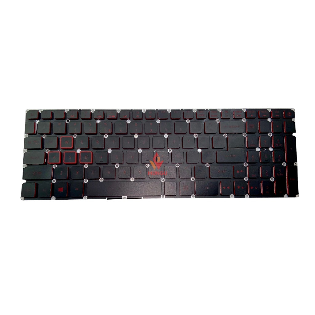 Premium Gaming keyboard Acer Nitro 5 AN515-52 AN515-53 Red Keys with Backlight