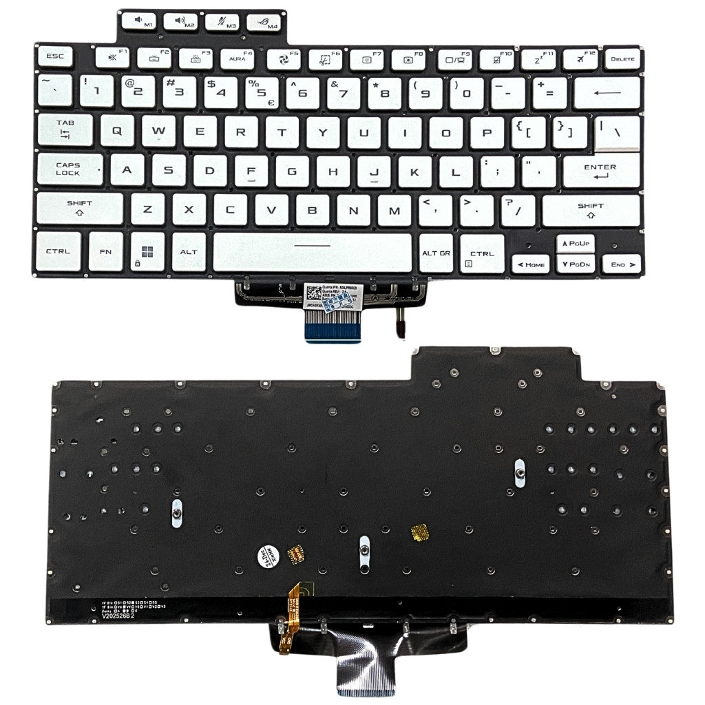 Premium Keyboard ASUS ROG Zephyrus G15 GA503 GA503Q White with Backlight US layout