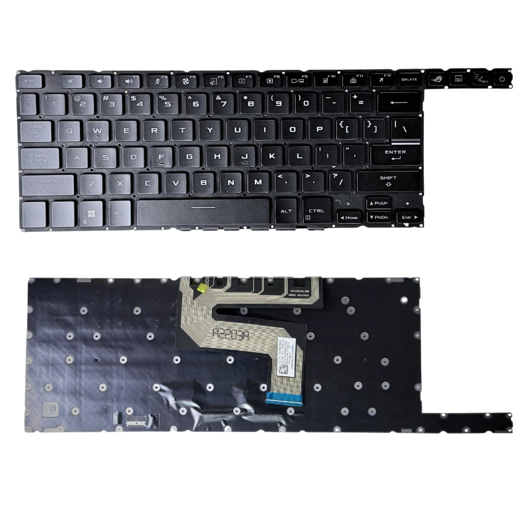 Premium Keyboard For Asus ROG Zephyrus Duo 16 GX650 RGB Backlight US layout