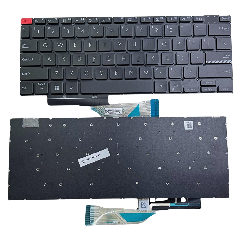 Premium Keyboard For ASUS VivoBook K3402 K3402ZA Series Without Backlight US Layout