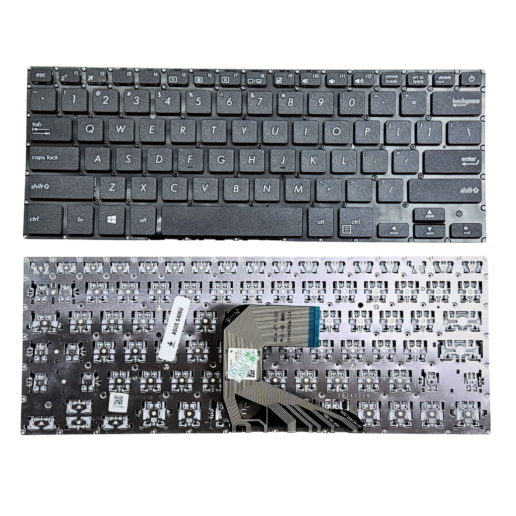 Premium Keyboard ASUS vivobook S14 S406U X406U V406U Y406U Series Black without Backlight