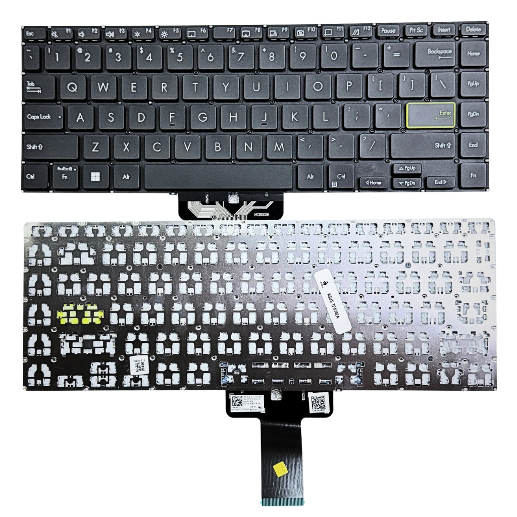 Premium Keyboard ASUS vivobook Flip 14 TP470EA TM420 TP420 Series Black without Backlight