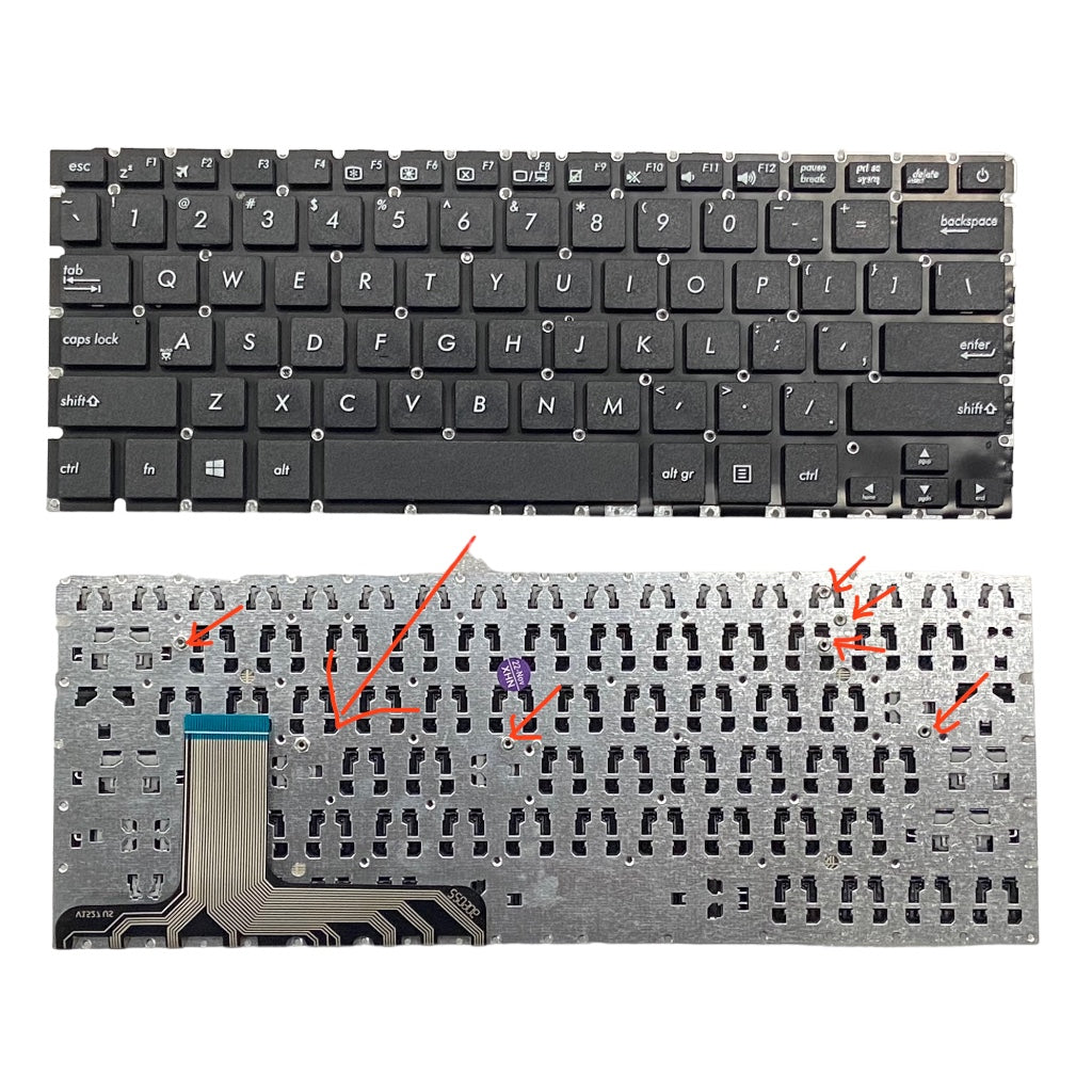 Keyboard ASUS Zenbook UX305 UX305LA UX305UA UX305CA Keyboard Without Backlight no Frame