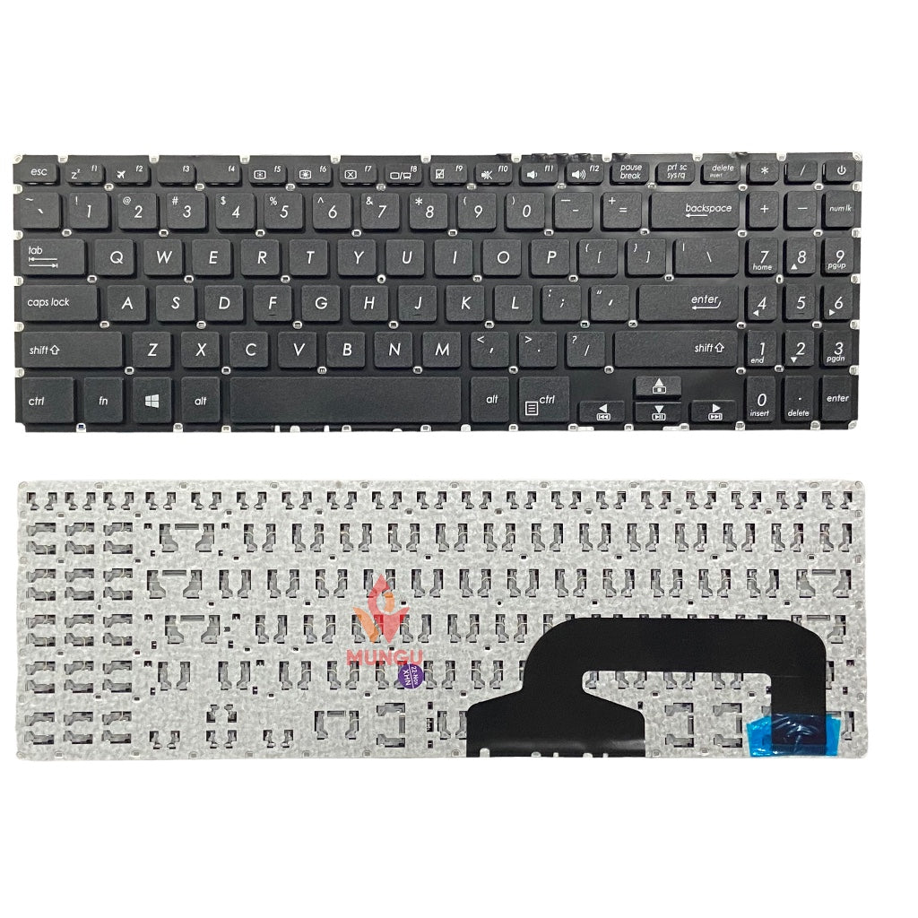 Keyboard for ASUS Vivobook X507 X507MA X507UA Series Black without Backlight