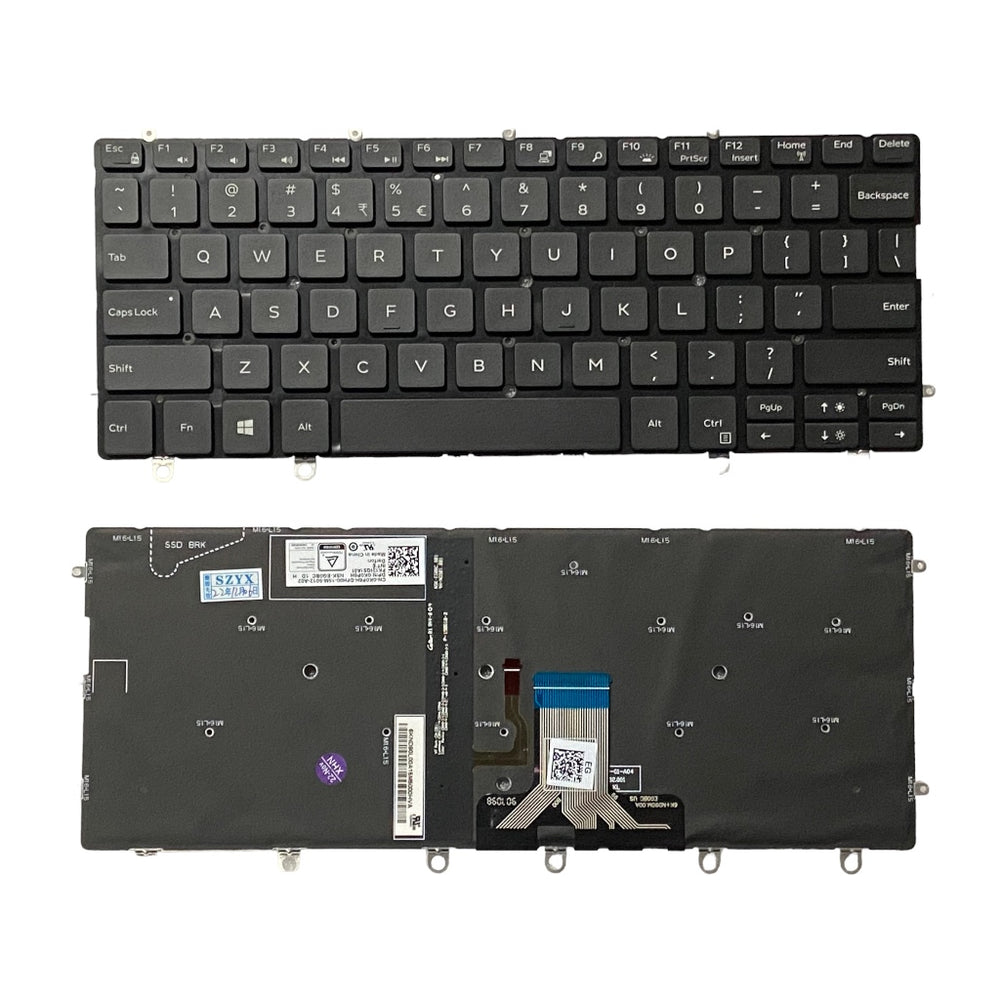 Premium Keyboard for Dell XPS 13 9365 XPS13  PK131QS1A00 PK131QS1A01 NSK-EG0BC with backlight US Layout