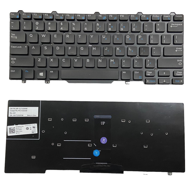 Keyboard for Dell Latitude E5450 E5470 E7450 E7470 E3340 US layout