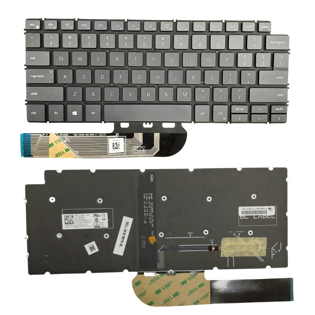 Premium Keyboard Dell Latitude 14 3410 Vostro 3401 Inspiron 5406 with backlight US Layout
