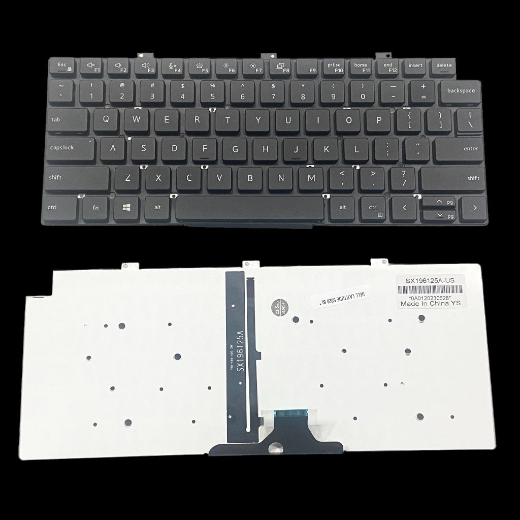 keyboard for dell latitude 5320 7310 7320 with backlight us layout – Mungu