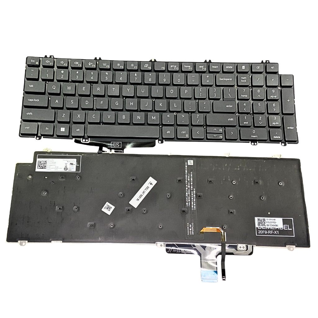 Premium Keyboard for Dell Latitude 5520 5521 Precision 3561 3571 3580 with Backlight