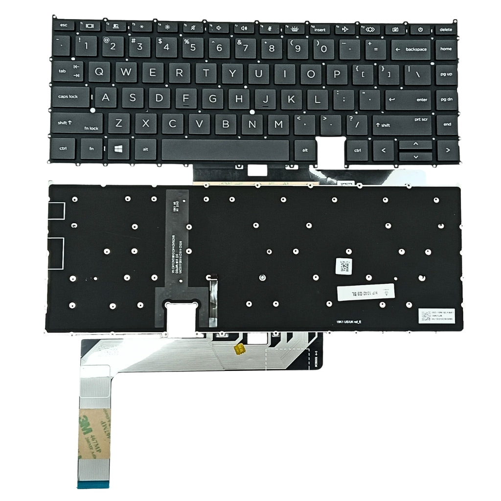 Premium Keyboard for HP EliteBook X360 1040 G7 1040 G8 Series with Backlight US Layout