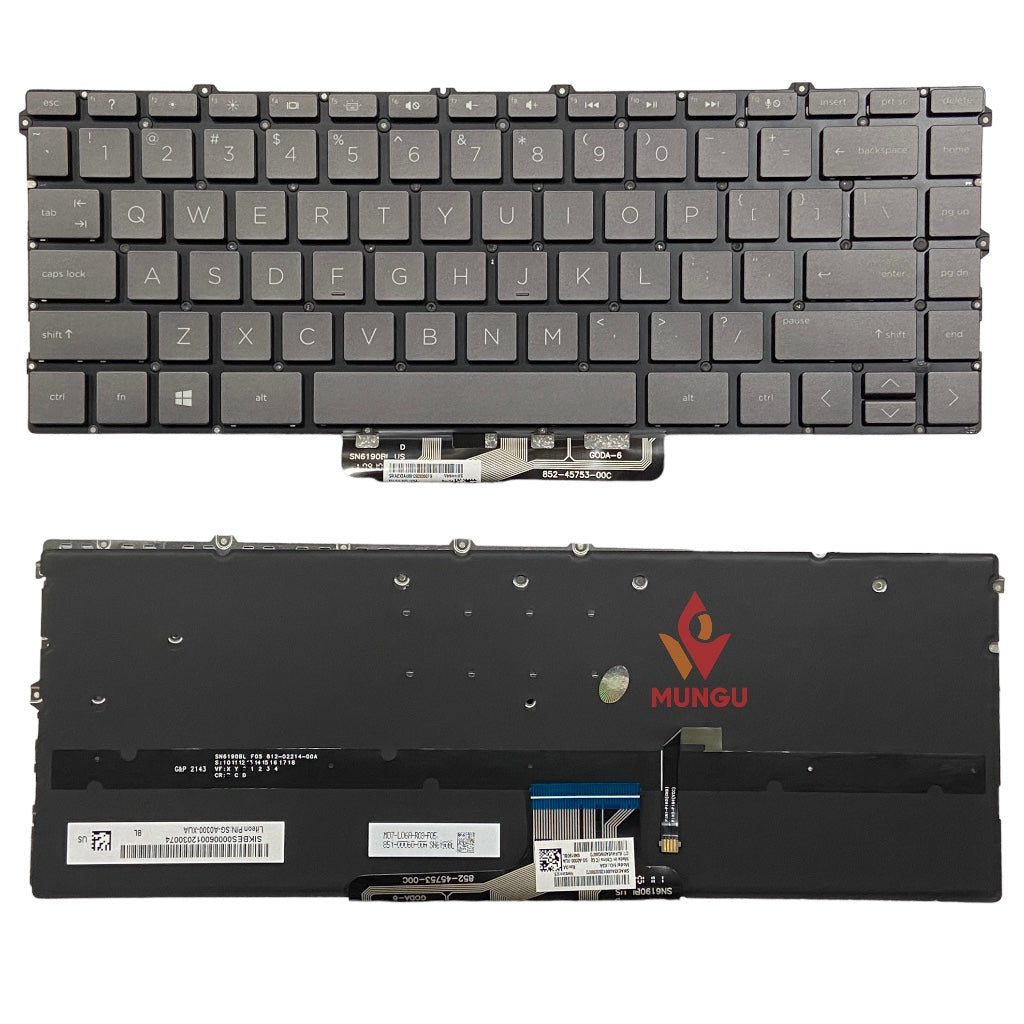 Premium Keyboard for  HP Spectre x360 13-AW Series with Backlight