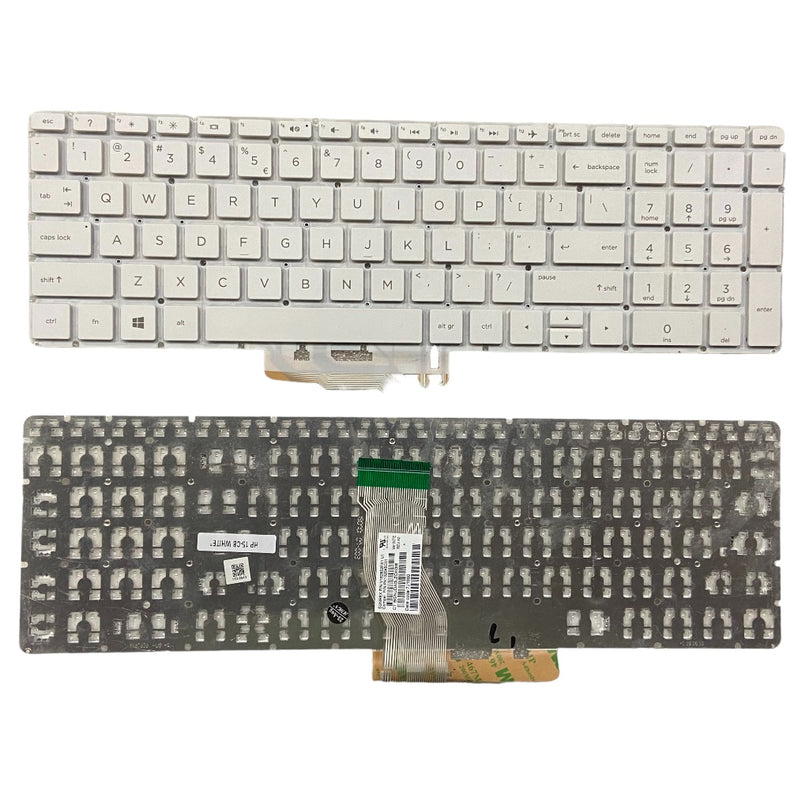 Keyboard for HP Pavilion 15-CB 15-BS 17-AK 15S WHITE Keys US Layout
