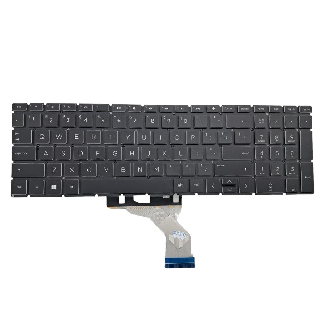 Premium Keyboard for HP Pavilion Gaming 15-EC 15-DK backlight with Black keys
