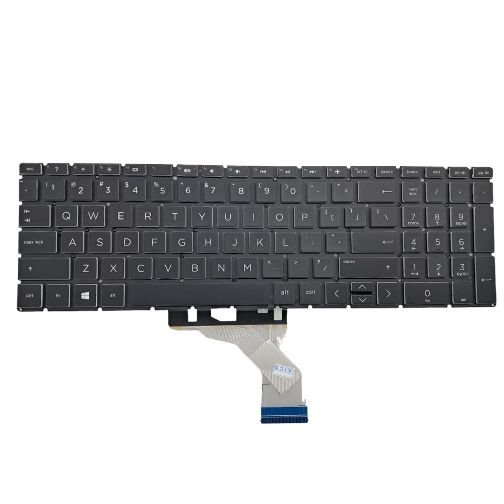 Premium Keyboard for HP Pavilion Gaming 15-EC 15-DK backlight with Black keys
