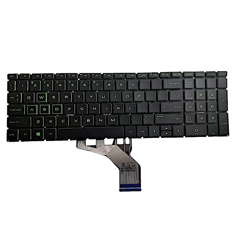 Premium Keyboard for HP Pavilion Gaming 15-EC 15-DK backlight with Green keys