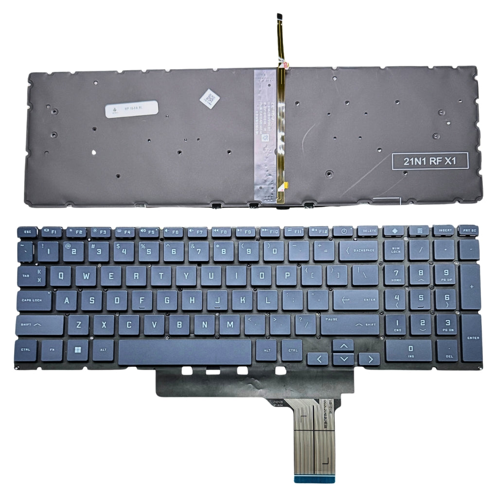 Premium Keyboard for HP Victus 15-FA 16-E with Backlight Blue US Layout