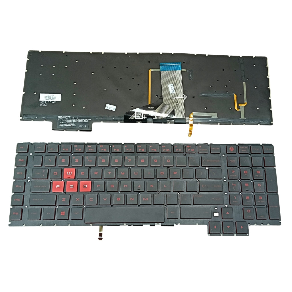 Premium Keyboard For HP Omen 17-AN Series Red Keys with Backlight US Layout