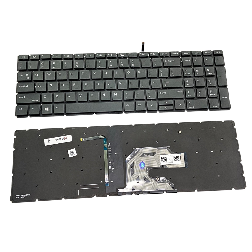 Premium Keyboard for HP ProBook 450 G6 450 G7 455 G6 455R G6 455 G7 Series Backlight with US Layout