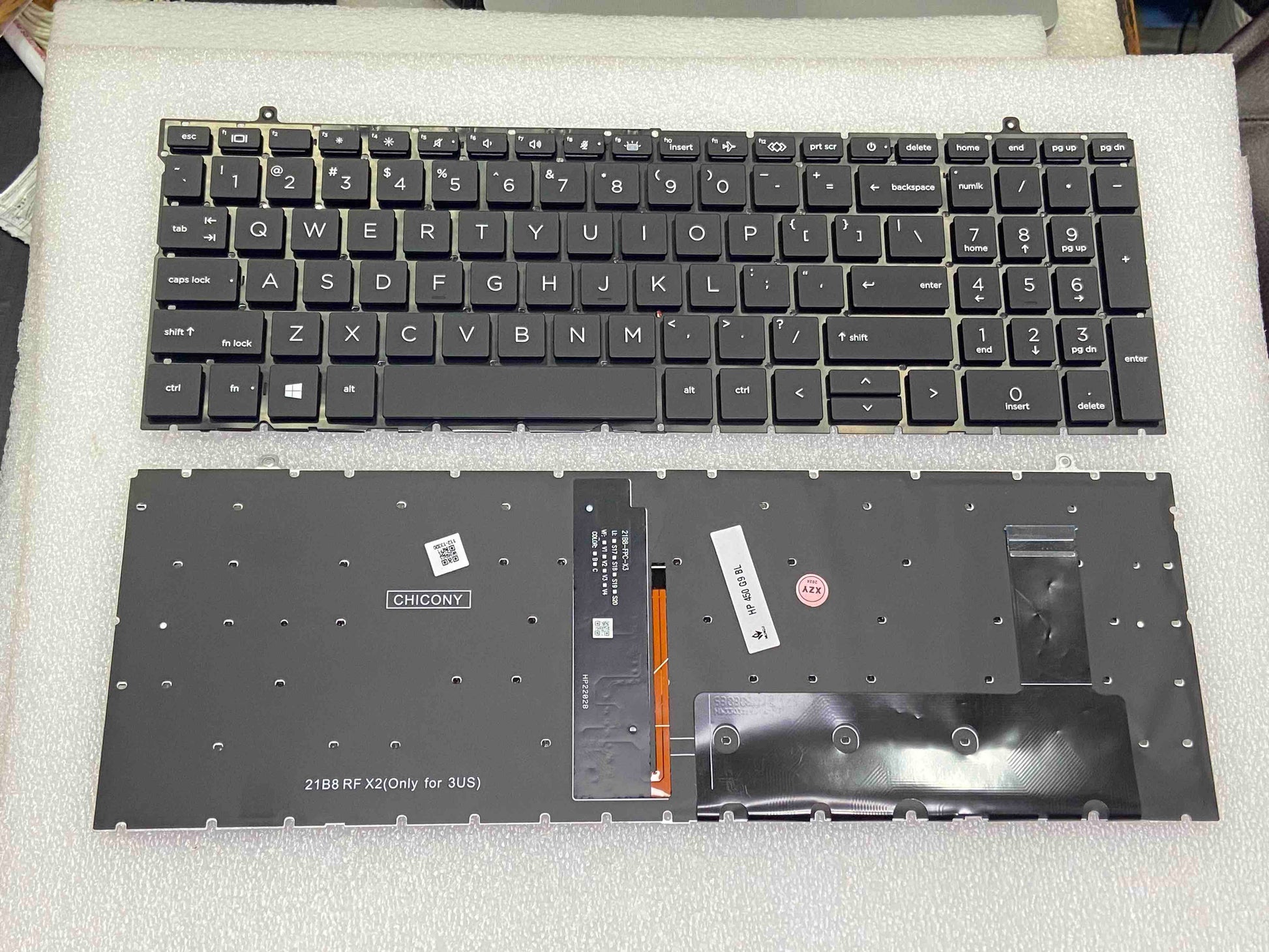 Premium Keyboard for HP Probook 450 G9 455 G9 Series with Backlight US Layout