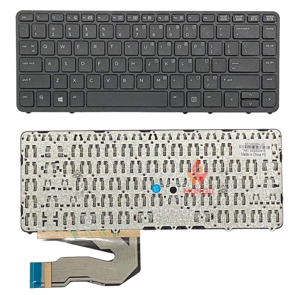 Keyboard for HP Elitebook 840 G1 840 G2 850 G1 745 G1 without trackpoint